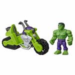 Super Hero Adventures  Mini Mighties 13 cm con Moto. Hulk