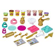 Play-Doh - Pasticcini Dorati, playset con 9 vasetti di pasta da modellare incluso il color oro