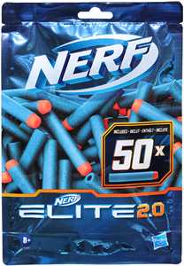 Giocattolo Nerf Elite 2.0 - Confezione ricarica 50 dardi - Include 50 dardi Nerf Elite 2.0 ufficiali Hasbro