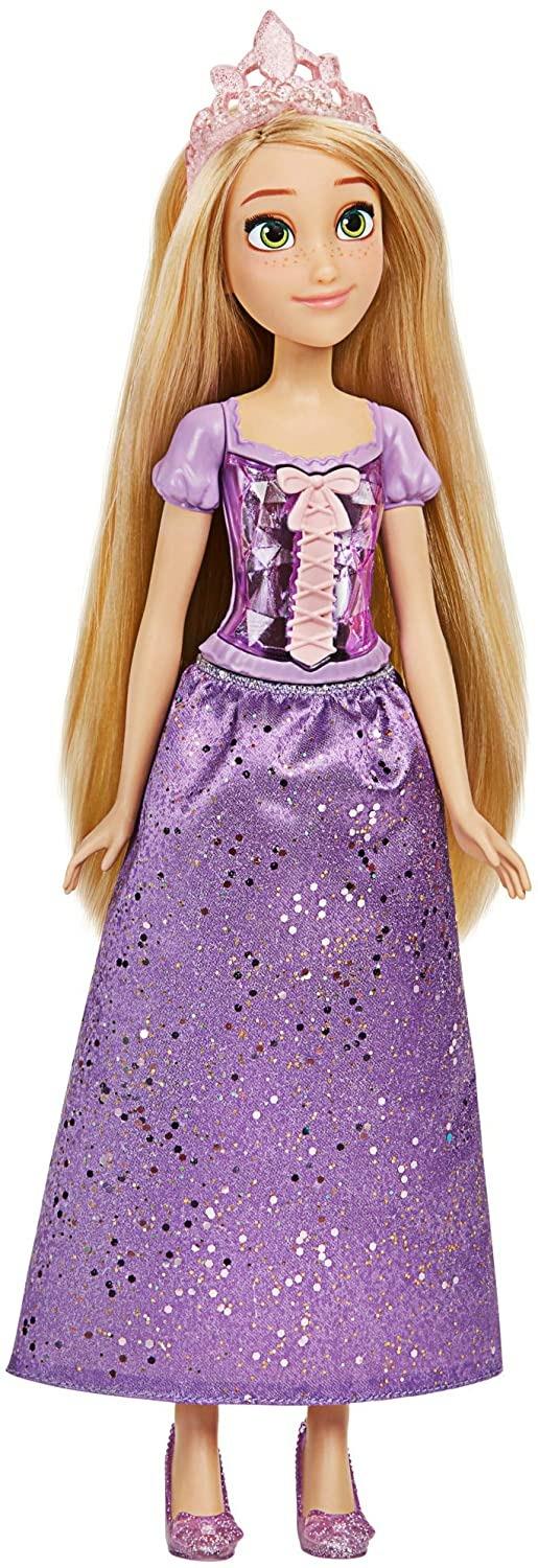 Hasbro Disney Princess Royal Shimmer - Bambola di Rapunzel, bambola fashion doll con gonna e accessori moda