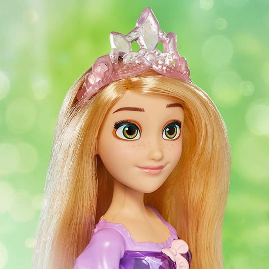 Hasbro Disney Princess Royal Shimmer - Bambola di Rapunzel, bambola fashion doll con gonna e accessori moda - 3