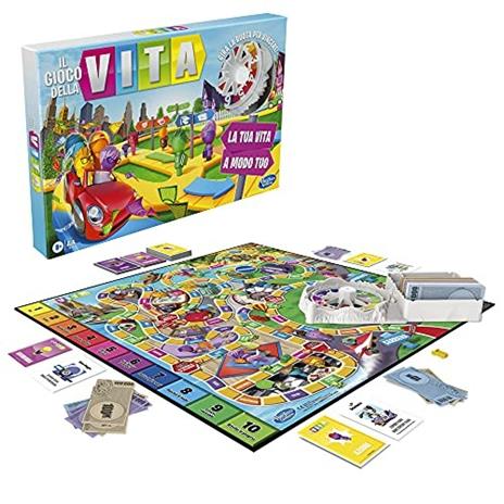 Il Gioco della Vita - un gioco adatto a tutta la famiglia per 2-4 giocatori, gioco da tavolo per bambini dagli 8 anni in su - 3