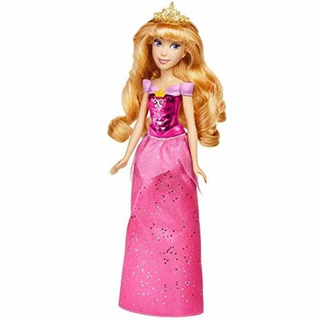 Hasbro Disney Princess Royal Shimmer - Bambola di Aurora, fashion doll con gonna e accessori