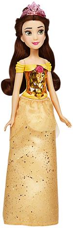Hasbro Disney Princess Royal Shimmer - Bambola di Belle, fashion doll con gonna e accessori