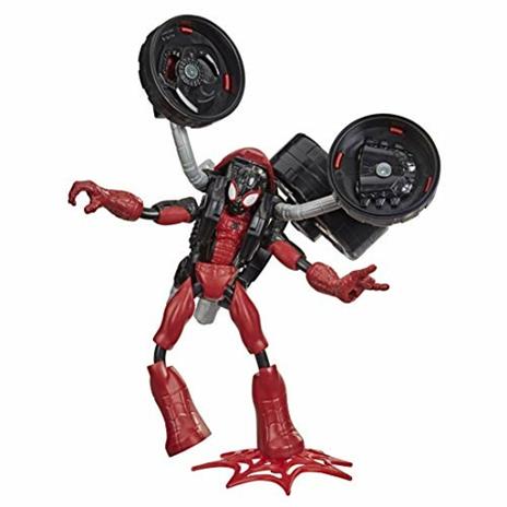 Spiderman Bend And Flex Figures Spiderman Con Veicolo Snodabile - 5