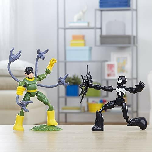 Spiderman Bend And Flex Figures Dual Pack Personaggi Snodabili. Spiderman Vs Doc Ock - 4