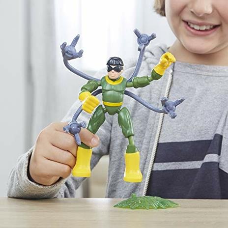Spiderman Bend And Flex Figures Dual Pack Personaggi Snodabili. Spiderman Vs Doc Ock - 6