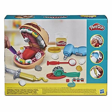 Play-Doh - Dottor Trapanino, playset con 8 barattoli di pasta da modellare atossica - 5