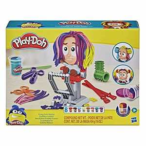 Giocattolo Play-Doh - Il Fantastico Barbiere, playset con 8 vasetti di pasta da modellare e accessori Hasbro