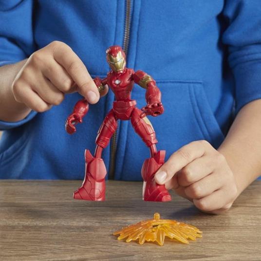 Avengers Bend and Flex. Personaggi Snodabili 15 cm. Iron Man - 5