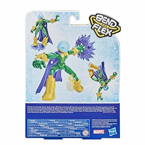 Spiderman Bend And Flex Figures. Personaggi Snodabili 15cm. Mysterio - 2