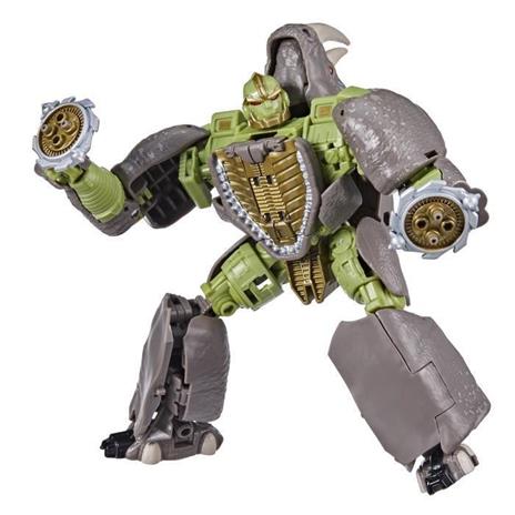 Transformers Does Not Apply Toys Generations War for Cybertron: Kingdom Voyager WFC-K27 Rhinox Action Figure - 3