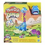 Play-Doh Dino Crew - Il Brontosauro che Scappa, dinosauro giocattolo con 2 uova Play-Doh