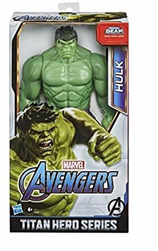 Hasbro Avengers - Hulk (Action Figure Deluxe 30cm con blaster Titan Hero Blast Gear) - 5