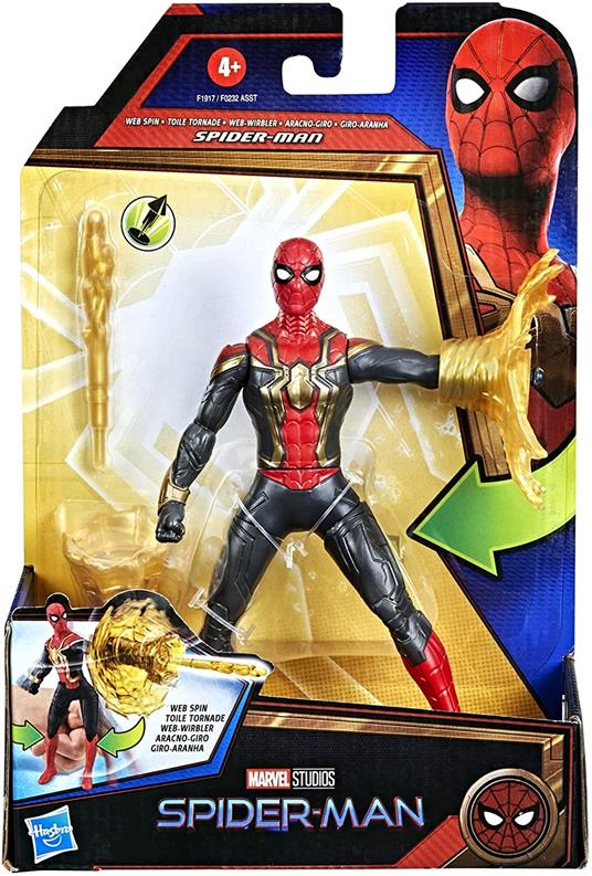 Hasbro Spider-Man Deluxe con Aracno-Giro , Action Figure Deluxe da