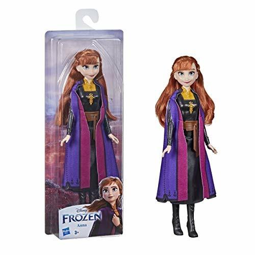Hasbro Disney Frozen - Anna (Fashion Doll con capelli lunghi e abito ispirato al film Frozen 2) - 3