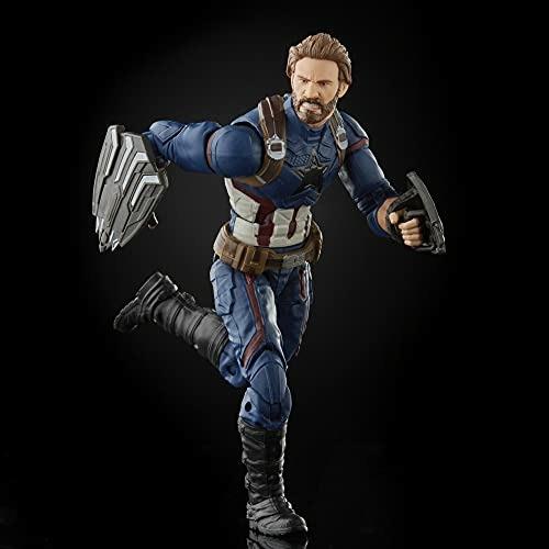 Hasbro Marvel Legends Series. Capitan America, action figure della Saga dell'Infinito in scala da 15 cm - 4