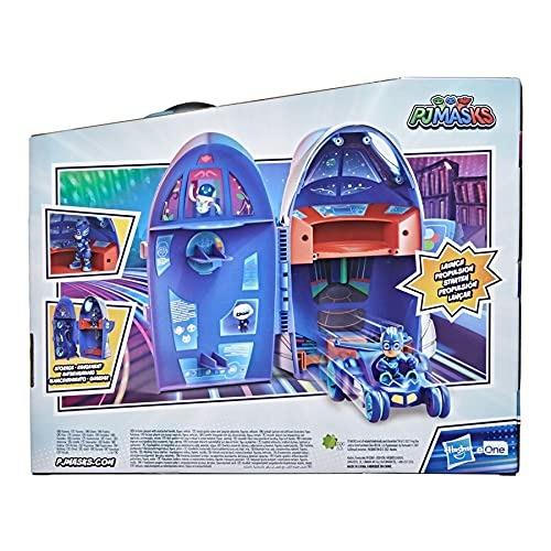 PJ Masks - Super pigiamini, 2-in-1 HQ, playset sede centrale e razzo giocattolo per età prescolare - 5