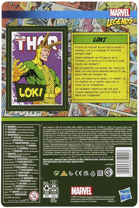 Marvel Legends The Mighty Thor Loki Figura 9cm Hasbro - 4