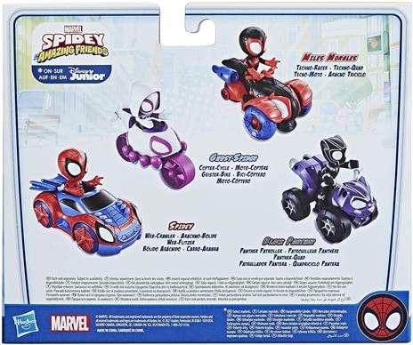 Hasbro Marvel Spidey e i Suoi Fantastici Amici - Spidey e Web-Crawler, action figure e veicolo - 5