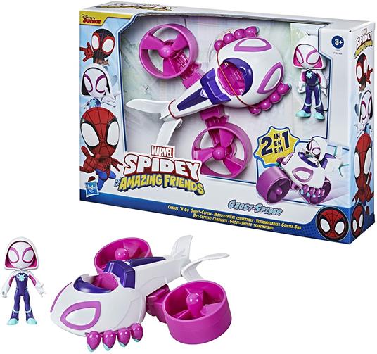 Spidey 2in1 Ghost Spider Copter - 3