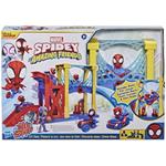 Marvel Spidey Amazing Friends Web Squad Playset Città con Ponte Idea Regalo