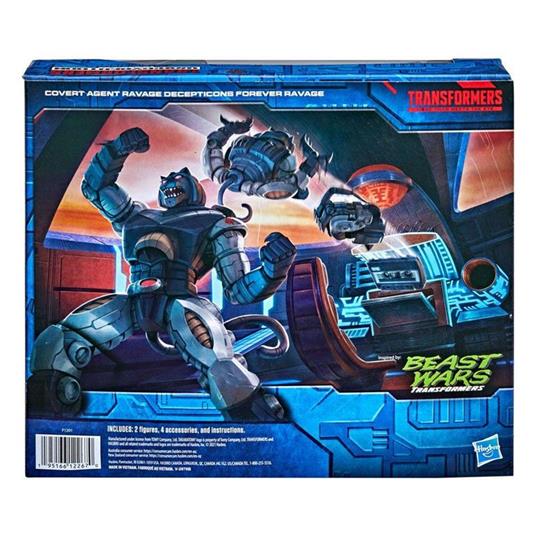 Beast Wars: Transformers WFC Deluxe Action Figures Covert Agent Ravage & Decepticon Forever Ravage - 3