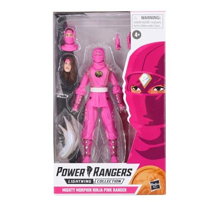 Power Rangers: Hasbro - Mighty Morphin Ranger Rosa Coleccion Lighting Figura