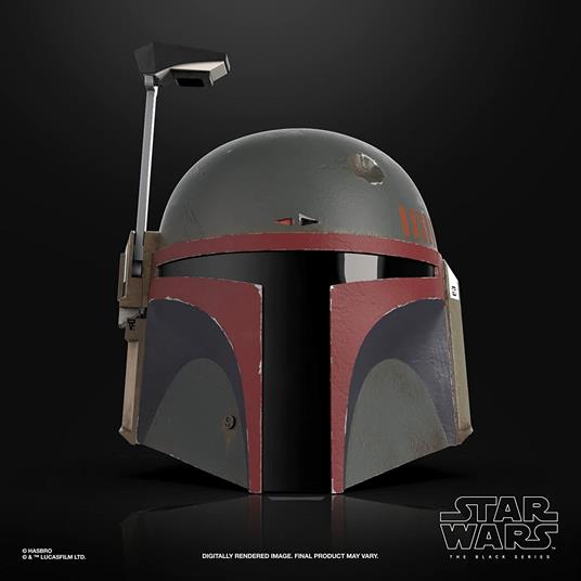 Hasbro Star Wars, The Black Series, Casco premium elettronico di Boba Fett (ricorazzato), replica 1:1 collezionabile - 4