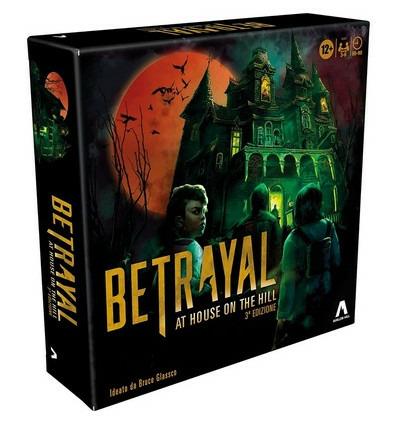 Avalon Hill, Betrayal at House on the Hill, 3 edizione, gioco da tavolo cooperativo, dai 12 anni in su, 3-6 giocatori