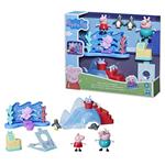 Peppa Pig - Peppa all'Acquario, playset per età prescolare con 4 action figure e 8 accessori