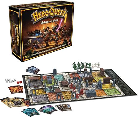 Avalon Hill - Heroquest, Gioco di Avventura Fantasy con Oltre 65 Miniature - 4