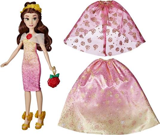Hasbro Disney Princess- Disney Principesse Life Belle, 10 Combinazioni di Tenuta, Giocattolo per Bambini dai 3 Anni in su - 4