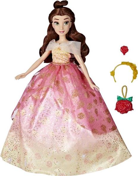 Hasbro Disney Princess- Disney Principesse Life Belle, 10 Combinazioni di Tenuta, Giocattolo per Bambini dai 3 Anni in su - 5