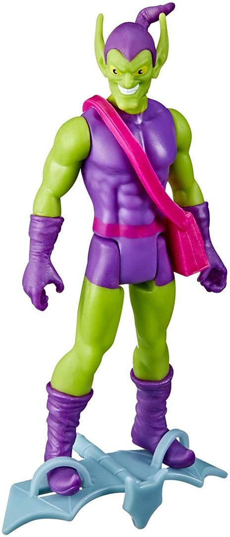 Hasbro Marvel Legends Series, Retro 375 Collection, Green Goblin, action figure collezionabile da 9,5 cm