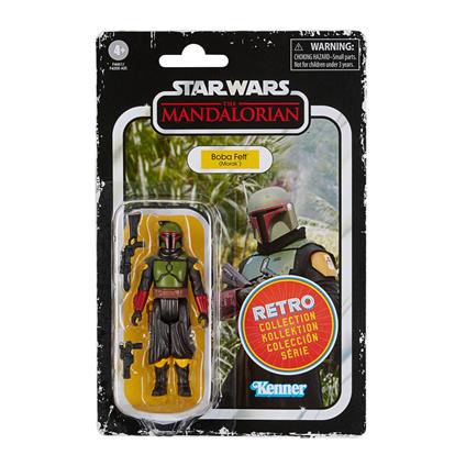 Hasbro Star Wars Retro Collection Boba Fett (Morak) Toy 9.5 cm-Scale The Mandalorian Collectible Action Figure, Toys Kids 4 And Up,Multicolore