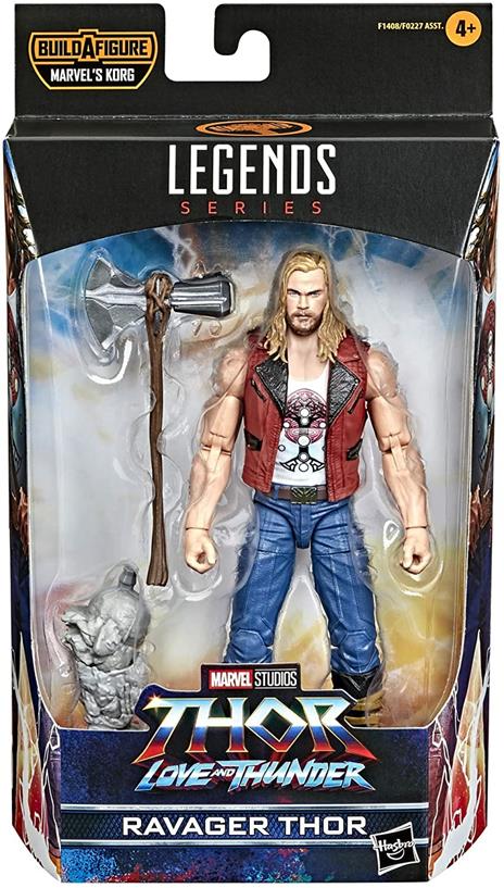 Hasbro Marvel Legends Series, Thor Ravager, action figure da 15 cm, Thor: Love and Thunder