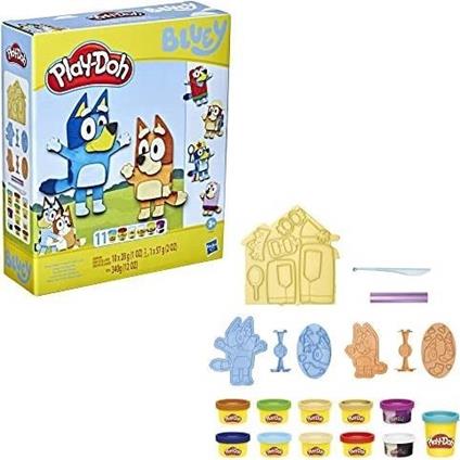 Play-Doh Playset Bluey  Bandit & Chilli