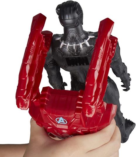 Hasbro Marvel Black Panther, Marvel Studios Legacy Collection, Titan Hero Series, action figure di Black Panther - 6