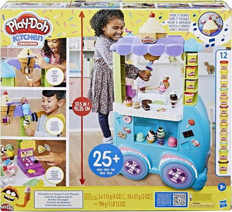 Play-Doh Kitchen Creations - Il Super Camioncino di Play-Doh, playset con cucina - 4