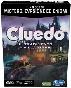 Giocattolo Cluedo Escape - Il Tradimento a Villa Tudor, un gioco di misteri ed enigmi in versione Escape Game Hasbro