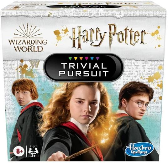Trivial Pursuit Harry Potter, sfida trivial in versione compatta per 2 o più giocatori, 600 domande, dagli 8 anni in su