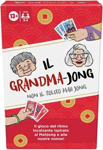 Giocattolo Il Grandma-Jong, un gioco di carte dal ritmo incalzante per 3-4 giocatori, ispirato al Mahjong e a 2 nonne Hasbro