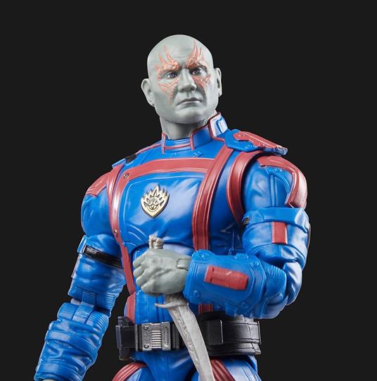 Hasbro Marvel Legends Series, Drax, Action Figure ispirate al Film Guardiani della Galassia Vol. 3", da 15 cm - 4