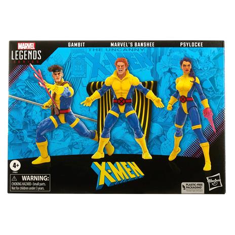 Hasbro - Marvel Legends Series - Marvel’s Banshee, Gambit, & Psylocke Figures 15 cm - 2