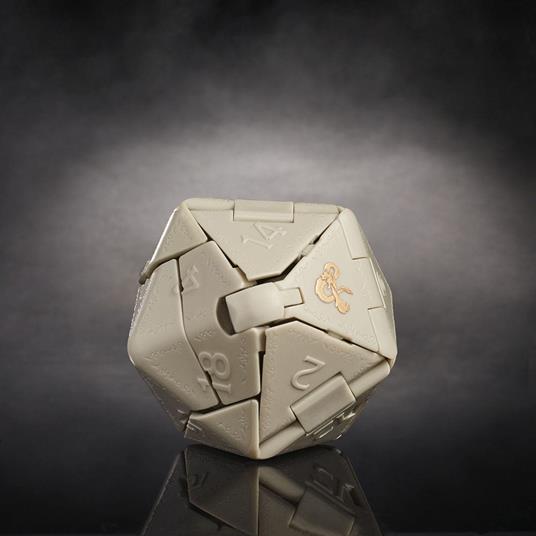 Dungeons & Dragons Hasbro L'onore dei ladri, D&D Dicelings, Orsogufo Bianco, Mostro D&D, Dado Convertibile, d20 Gigante - 2