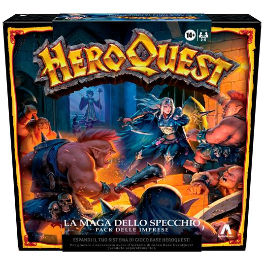 Avalon Hill, HeroQuest, Pack delle Imprese, La Maga dello Specchio, in Stile Dungeon Crawler, espansione Base HeroQuest