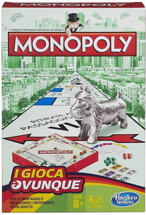 Monopoly - Travel (gioco in scatola, Hasbro Gaming)