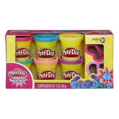 Play-Doh. Sparkle 6 Vasetti - 2