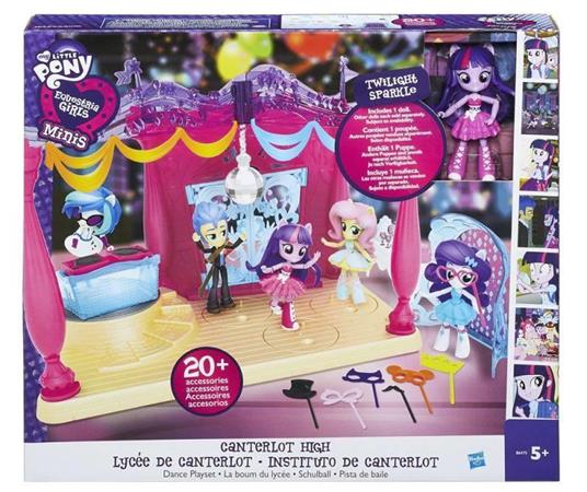 My Little Pony - Bamboline Equestria Girls Playset Discoteca